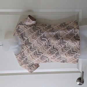Apostrophe Blouse Size Medium Petite (10/12) NWOT